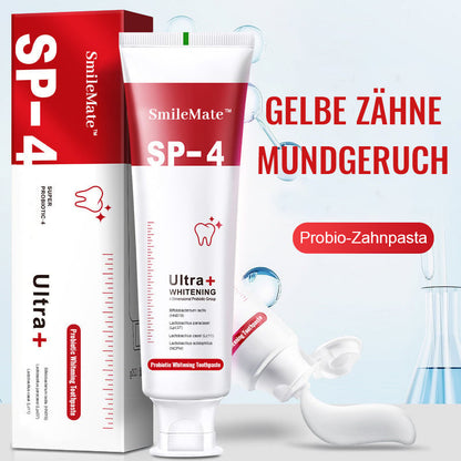 2023 HOT SALE - SmileMate™ SP-4TM Probiotische Whitening-Zahnpasta