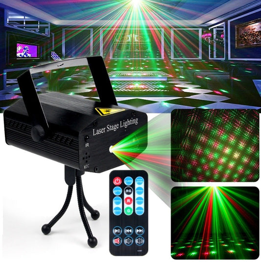 Built-in battery APP remote control laser show projector
